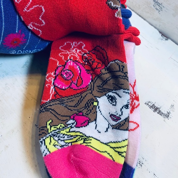 Disney Princess Ankle Socks 10 Pairs - Picture 4 of 12